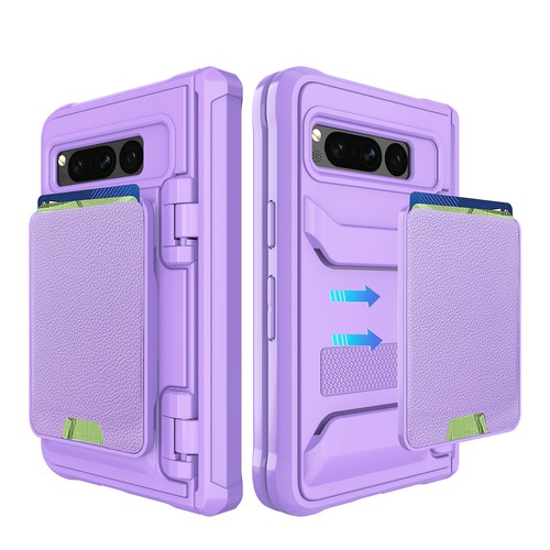 For Google Pixel Fold Case Card Full-Body Hybrid Shockproof Armor rotating shaft - Picture 10 of 19