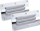 2X Boat Stainless Steel Stamped Louvered Vent 5" Air Grill Cover Ventilation