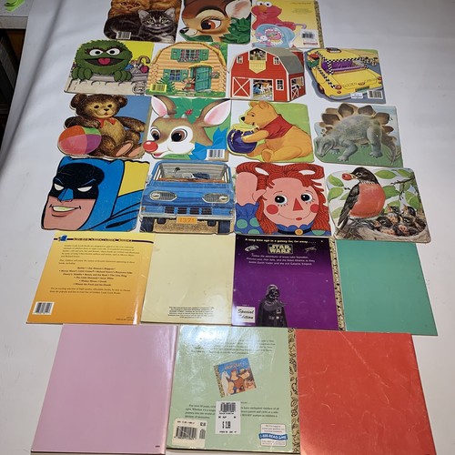 Lot of 22 Golden Shape Books Paperback Golden Books, batman taxi Star Wars-READ - Picture 16 of 19