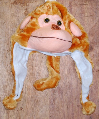 Golden Ape Plush-Critter Animal Hat - Picture 2 of 3