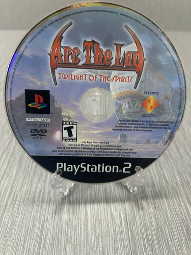 Arc the Lad: Twilight of the Spirits (PS2 PlayStation 2) DISC ONLY