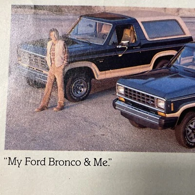 Ford Bronco Tough American Trucks Special Eddie Bauer Single Page Advertising - image 1 of 4