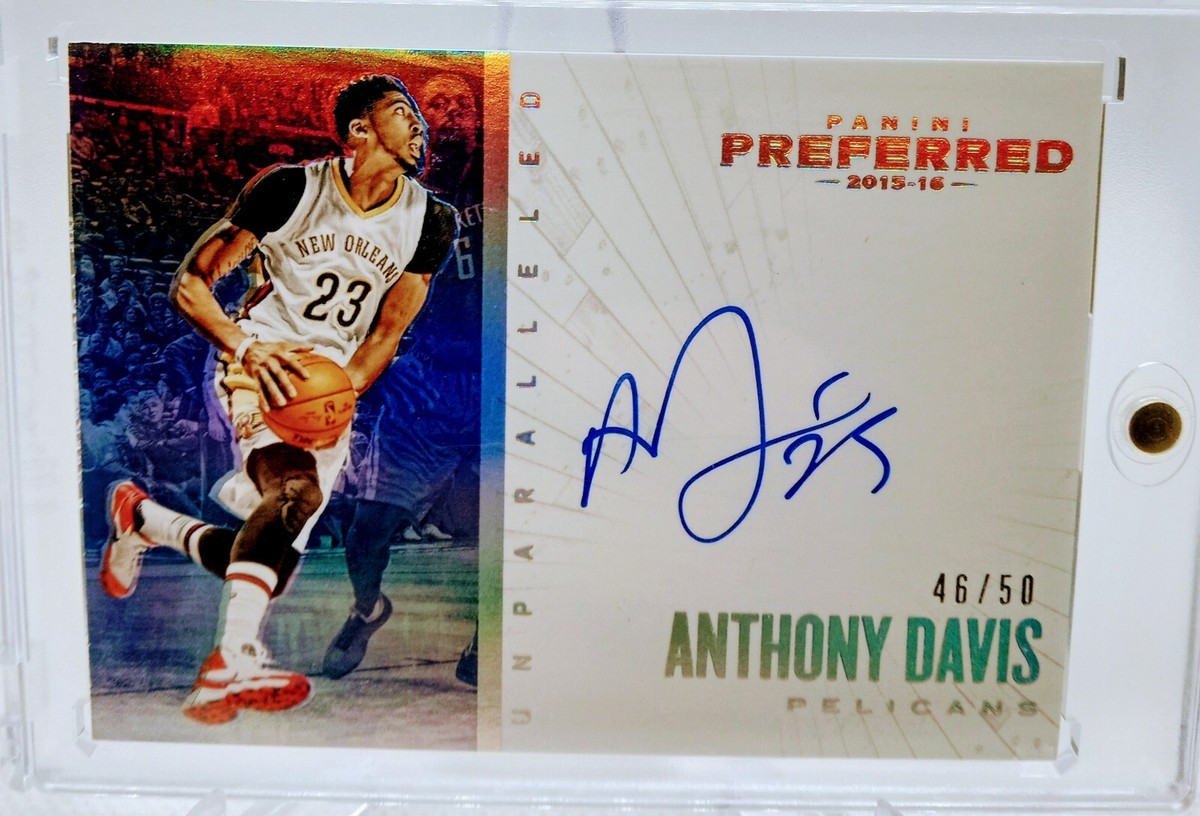 トレーディングカード PANINI PANINI 2015 16 PREFERRED ANTHONY DAVIS AUTO Karl-Anthony Towns
