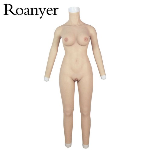 120lbs-198lbs Roanyer E Cup Silicone Body Suit Shapewear Crossdresser Drag Queen - Picture 1 of 18