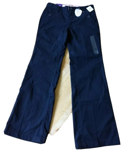 NWT GAP KIDS BOOT CHINO ADJUSTABLE WAIST Low Rise Slim Sz 10 REG GAP SHIELD Girl - Picture 2 of 10