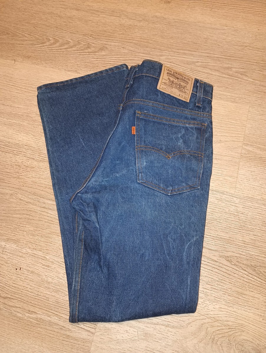 Vintage Levi's 517 (20517-0217) Orange Tab Boot Jeans size Vintage Levi's 517 (20517-0217) Orange Tab Boot Jeans size
