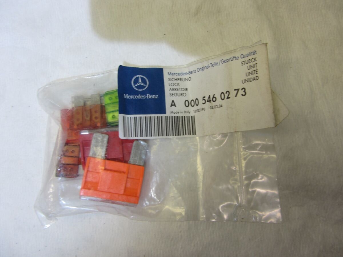 Genuine Mercedes Fuse Assortment, 000 546 02 73 Genuine Mercedes Fuse Assortment, 000 546 02 73
