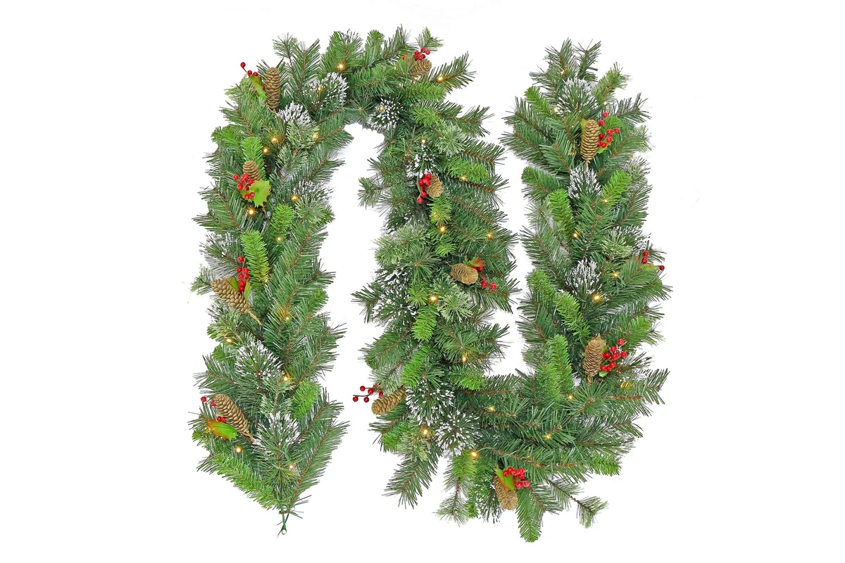 Battery christmas garland online