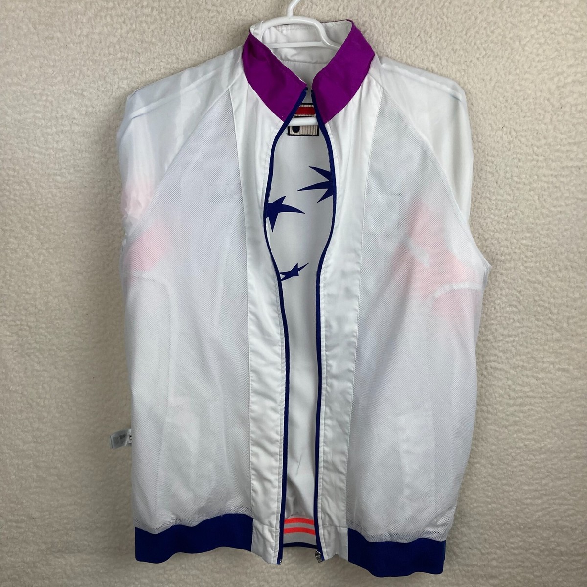 FILA BNP Paribas Tennis Open Mens XL Jacket Tennis White