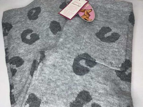 NEW WITH TAGS LADIES PETER ALEXANDER GREY MARLE LEOPARD KNIT PANTS PLUS SIZE 3+ - Picture 2 of 10