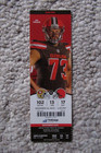 CLEVELAND BROWNS VS SAN FRANCISCO 49ERS 12/13/2015 FULL TICKET ~ JOE THOMAS
