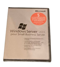 Microsoft Win Server 2003 pour Small Business Server Includes 5 Client License