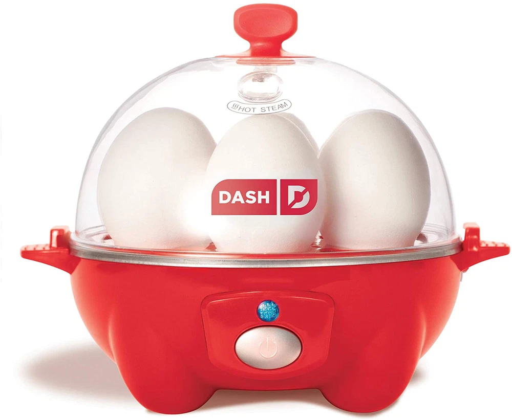 Dash Rapid Electric Egg Cooker with 6-Egg Capacity for Perfect Hard Boiled Eggs