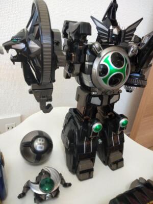 Power Rangers Ninja Storm Hurricaneger DX Megazord Chogokin black