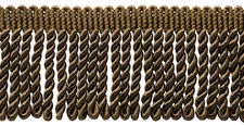 Hot Chocolate 3" Bullion Fringe Trim Sable Brown [By The Yard]
