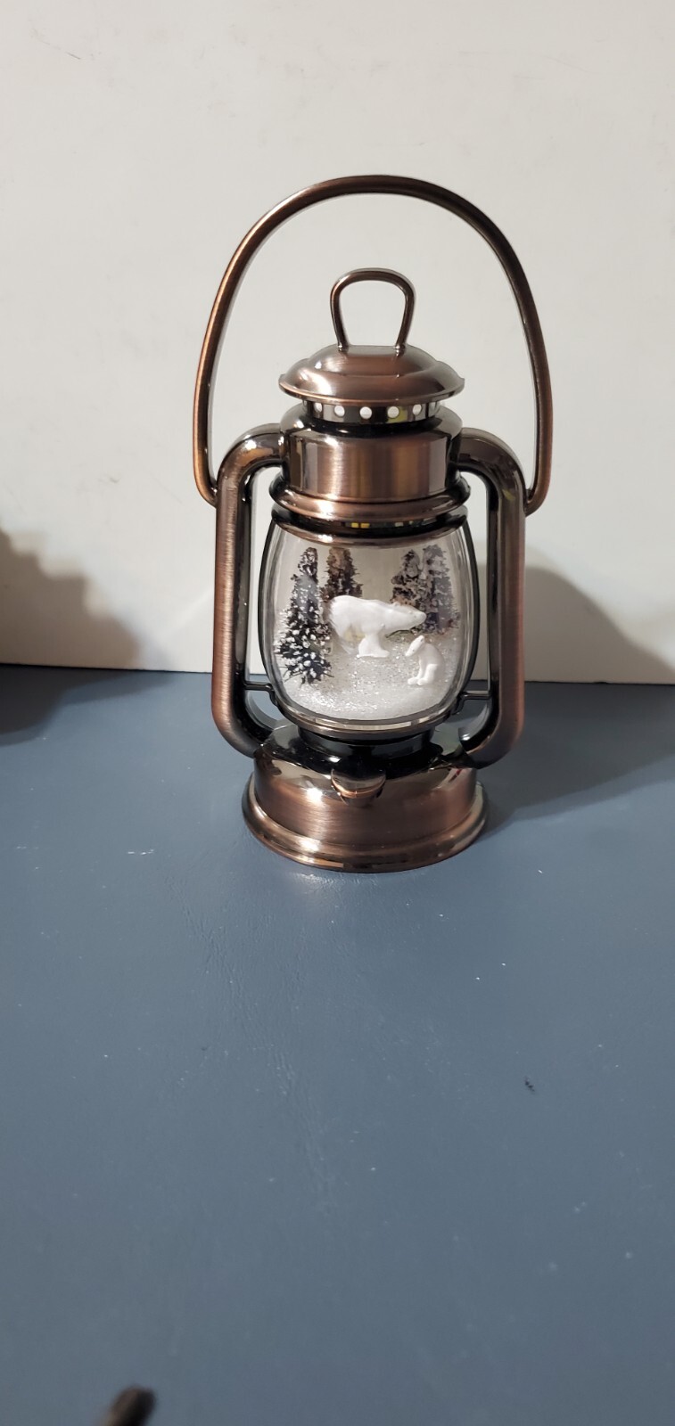Bath & Body Works Christmas Polar Bear Wallflower Plug-In Lantern with Bulb #766-image