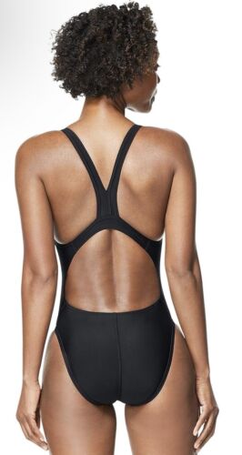 Speedo Damen Badeanzug One Piece Prolt Super Pro massiv Erwachsene Gr. 12/38 schwarz - Bild 2 von 4
