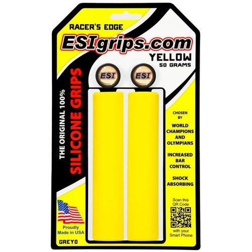 ESI Racer's Edge Bike Grips 100% Silicone Shock Absorbing 130mm 50g Choose Color - Picture 8 of 8