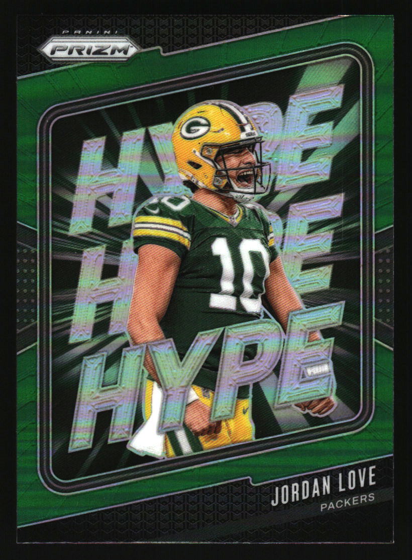 ひぃろ2024 Original Love BEST Jordan Love 2024 Panini Prizm Hype Green Prizm #2 Green Bay
