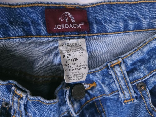Jordache Jeans Vintage 90s Woman's 11-12 Petite Blue Denim Jeans 29x29 - Picture 3 of 11