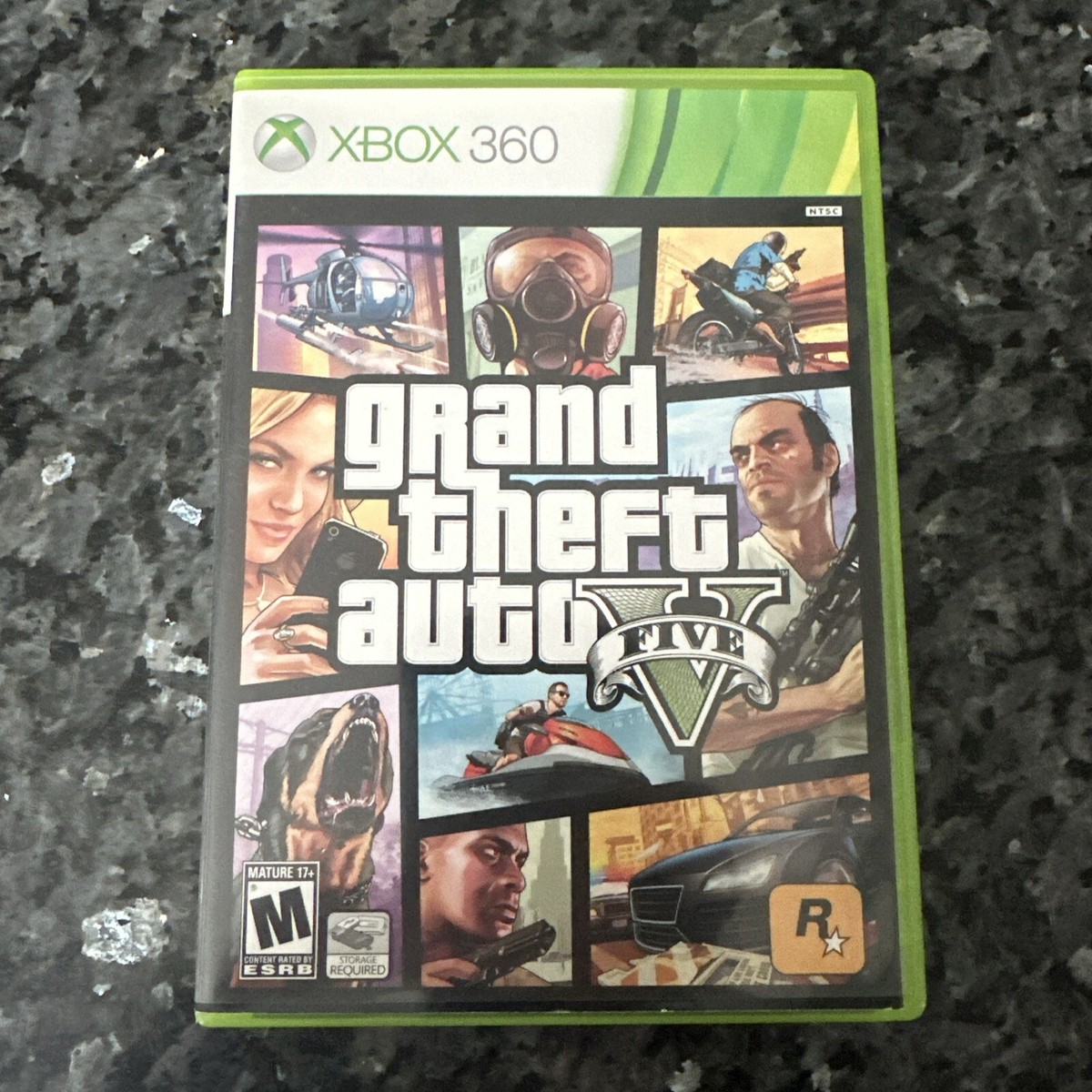 Grand Theft Auto V Xbox 360 GTA 5 Complete Game w/ Manual and Map TESTED