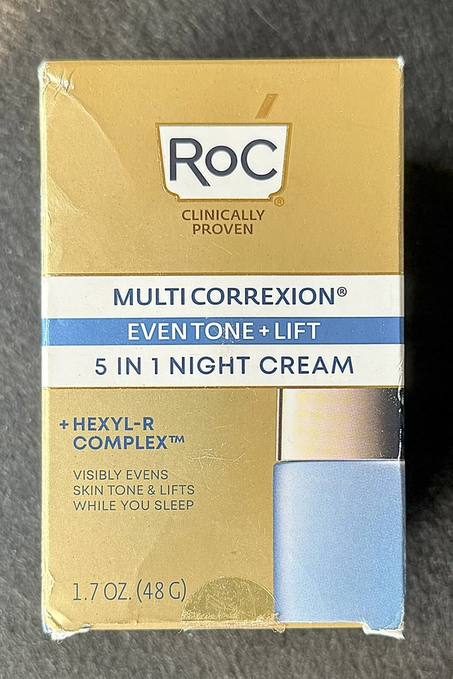 RoC Multi Correxion Night Cream 1.7 oz • Even Tone + Lift • 5-in-1 💙 - Image 3 of 4