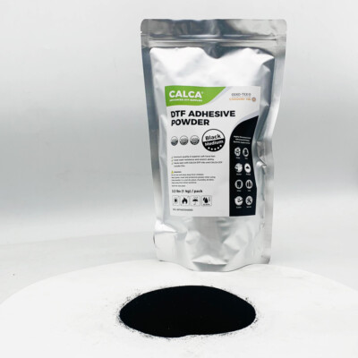 US 20kg DTF Powder Direct to Film Adhesive Powder Transfer Hot Melt Powder Black