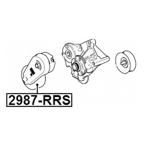 Belt Automatic Tensioner Fits Land Rover Range Rover III IV Range Rover Sport II - Picture 7 of 7