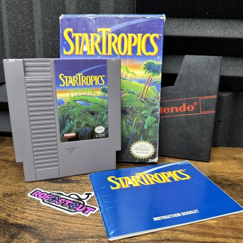 Star Tropics - CIB (Nintendo NES) Game -Cleaned, Tested & Works, Plus Letter! ⭐