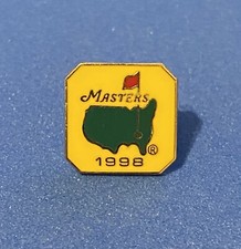 1998 Masters Augusta National Golf Club Employee Pin Mark Omeara Won Rare