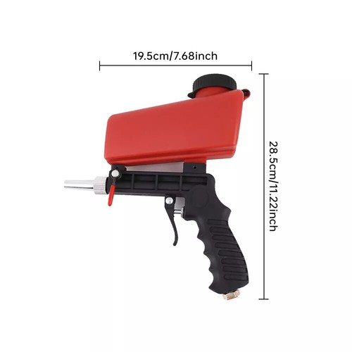 Handheld Sandstrahlpistole Sandstrahler Sandstrahlgerät Druckluft Düsenspitze DE - Bild 6 von 11