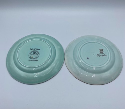 Calyx Ware Adams England Bread Plates Laurel Porcelain Ironstone Lowestoft 6" - Picture 2 of 9