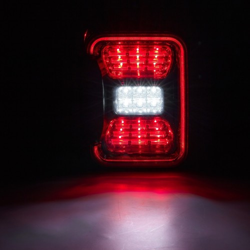 For Jeep Gladiator JT 2020-2022 2x Smoked Led Sequential Turn Signal Tail Lights - Picture 7 of 11