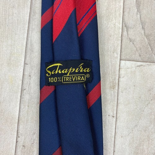 Vintage 60er Jahre Tervira Krawatte gestreift schmal 60s Krawatte Mod - Bild 3 von 5