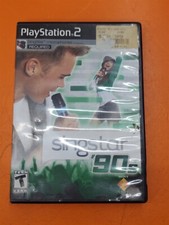 ⭐️⭐️⭐️⭐️⭐️ Video Game Singstar 90`s + Manual **NO MICROPHONES** Cracked Case