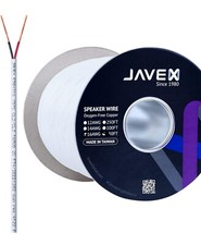 16-Gauge AWG Speaker Wire 50ft, OFC Oxygen-Free Copper HighFlex Cable for H...