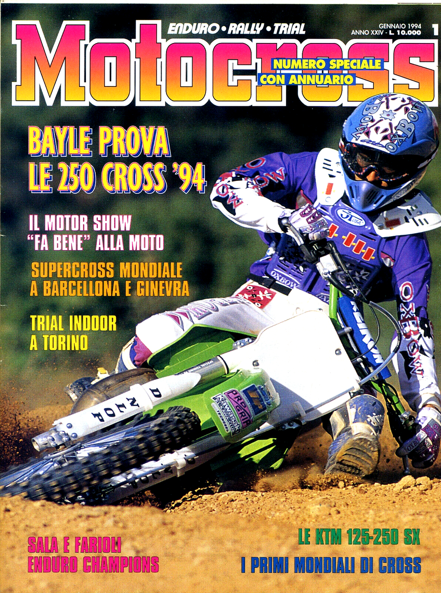 MOTOCROSS N°1/ BAYLE PROVA LE 250 CROSS '94 TRIAL
