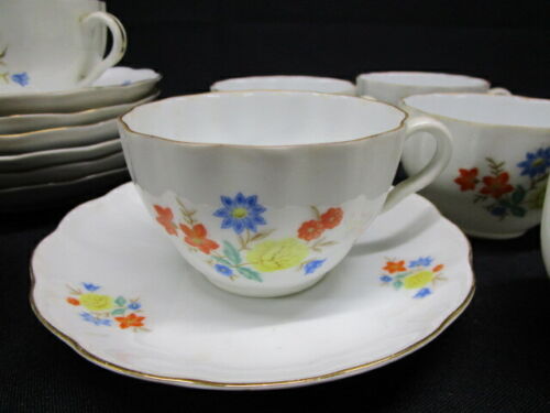 Vintage Arabia by Suomi Finlandia Made in Finland #s 164 165 166 Cups & Saucers - Picture 2 of 5
