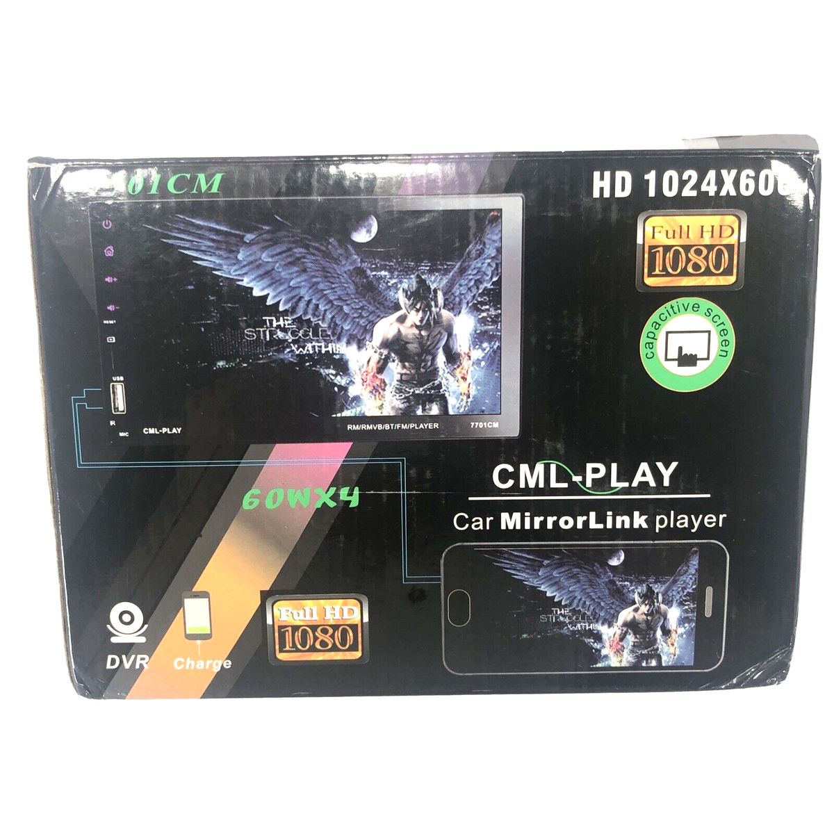 Car Stereo MP5 Player CML-Play Mirror Link 7702CM 1080P HD 1024 X
