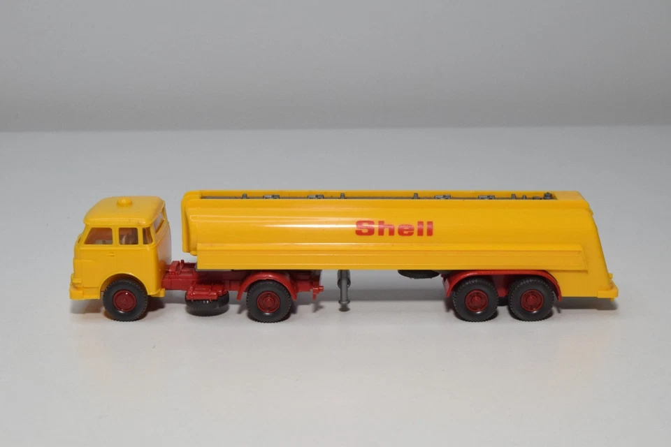 B32 1:87 WIKING MAN M.A.N. CAMION DIESEL CON RIMORCHIO CISTERNA OTTIME CONDIZ... - Immagine 2 di 4