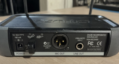 【美品】SHURE ワイヤレスマイクセット PGX4 PGX4 - Shureワイヤレスシステム - ヒビノインターサウンド株式会社