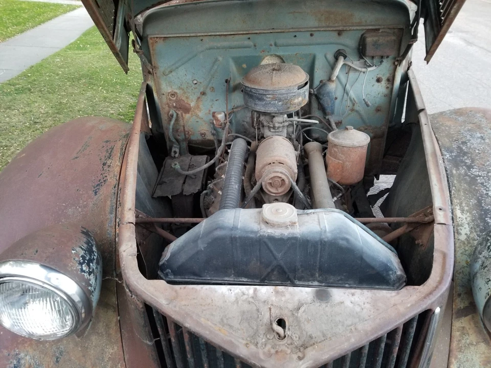 检查盖 Trans 福特卡车 3/4 1 吨皮卡 40 41 1940 1941 46 47 1947 — 第 3/4 张图片