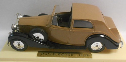 Solido 1/43 Scale Metal Model - SO255 ROLLS ROYCE 46 BROWN - Picture 1 of 2