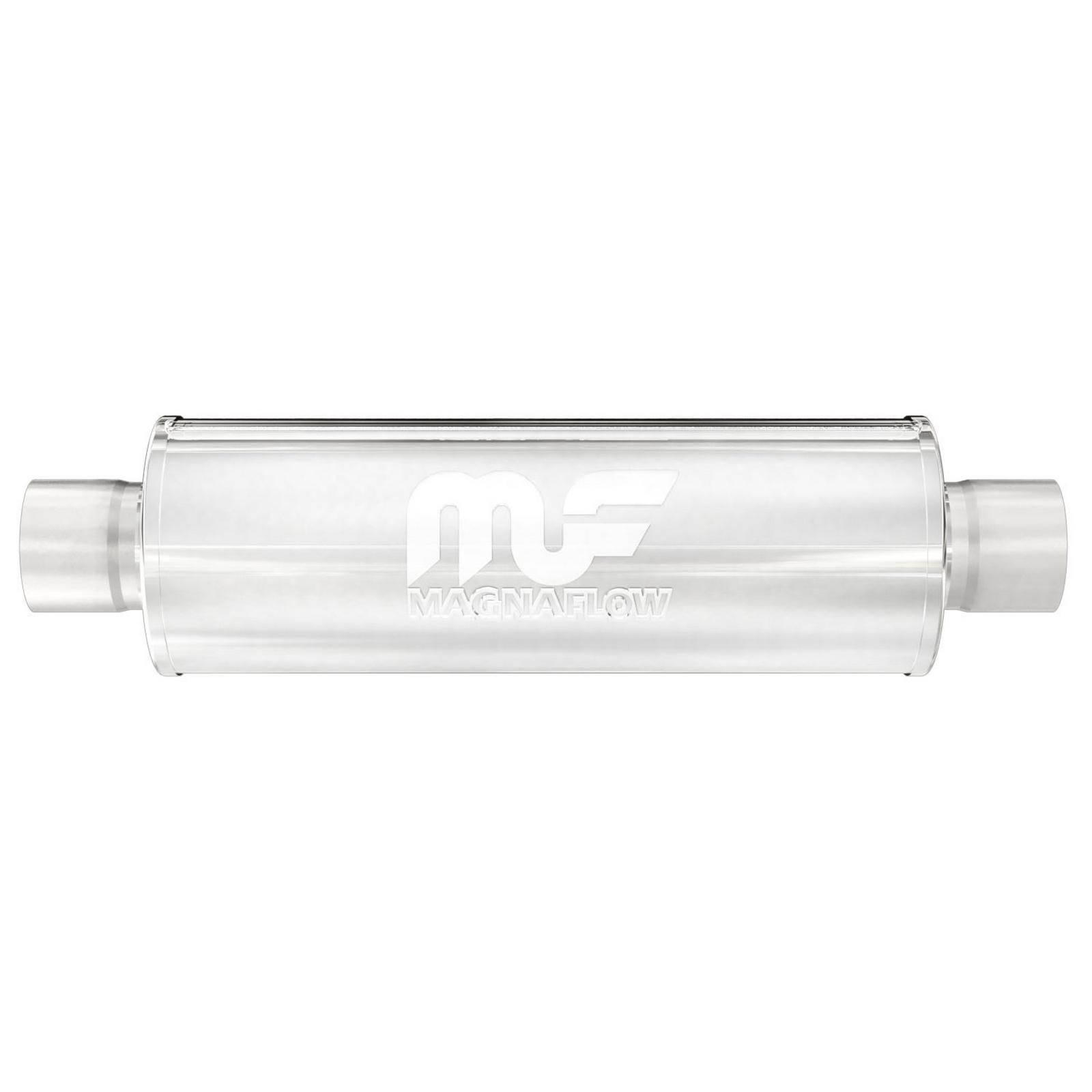 MagnaFlow Exhaust Muffler - Straight-Through Performance Muffler; 4in. Center/Ce