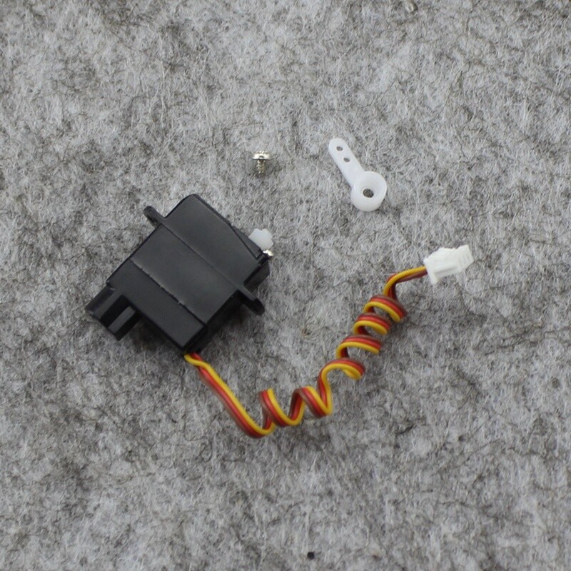 Servo Plastique 1.9g Pour Hélicoptère Radiocommandé - Compatible V966, V911S, K110, XK Et Autres Modèles