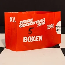 ORIGINAL 1980 ADAC 300 NURBURGRING 300KM DRM RACE BOX ARMBAND PASS CAPRI TURBO