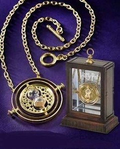 Harry Potter Hermione 24k Gold Time Turner Prop Replica Necklace