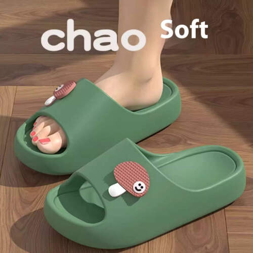 Cute Cartoon Dog Slippers Non-slip Floor Bathroom Slipper Summer Women's House S - Picture 81 of 93
