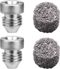 1.1 mm Foam Cannon Orifice Nozzle, Universal Thread Tips for Snow Foam Lance 2PK