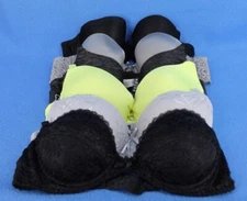 Aerie So Mamia & more Underwire Padded Push Up Bra Bundle Lot Size 34A #C6528